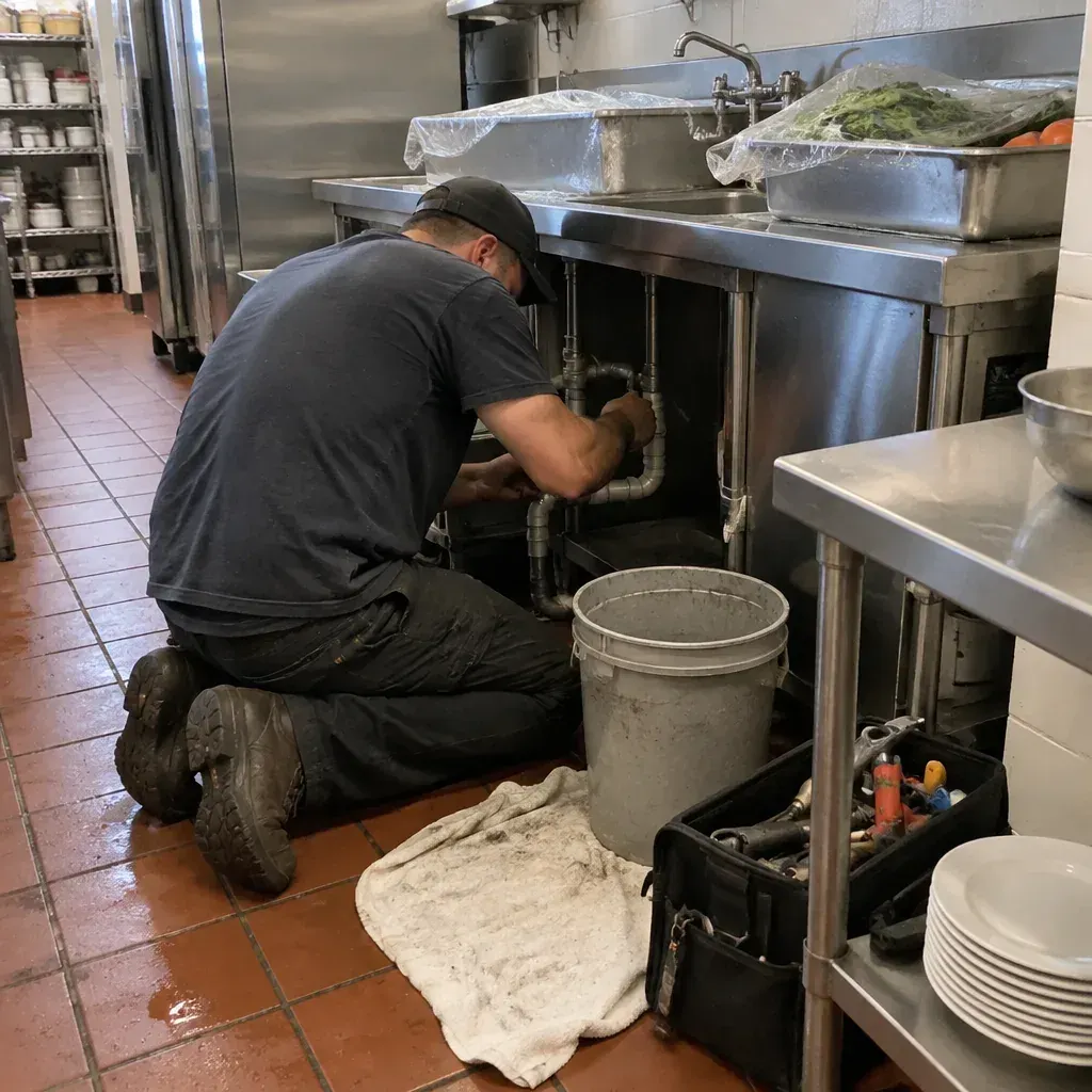 Restaurant Burst Pipe Repair in West Jordan